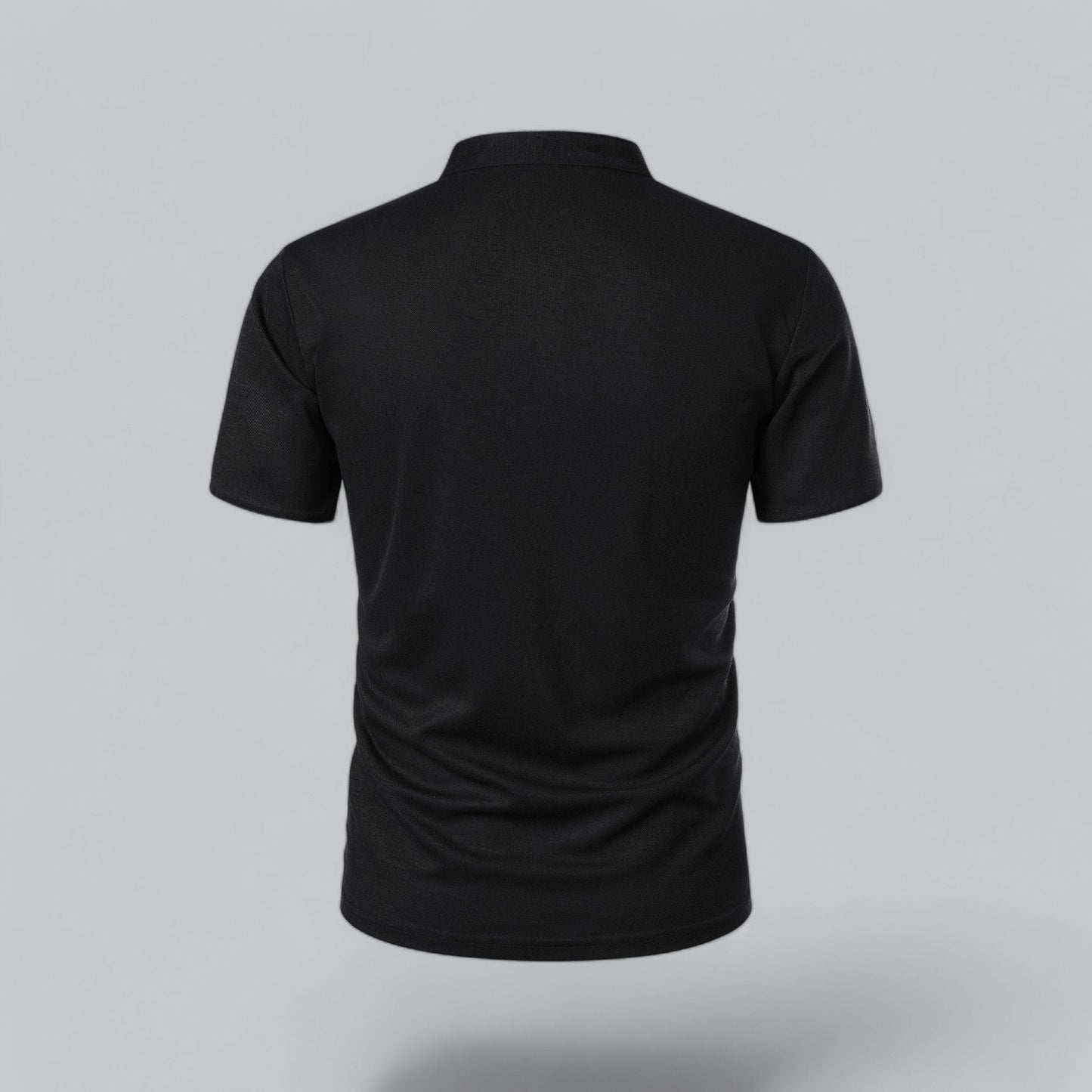 Cedric | Herren-Poloshirt Ohne Kragen