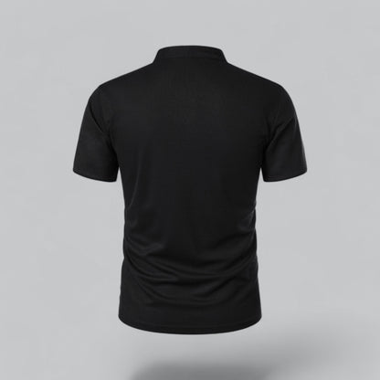 Cedric | Herren-Poloshirt Ohne Kragen