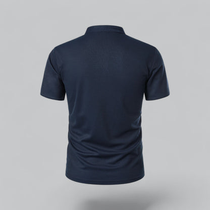 Cedric | Herren-Poloshirt Ohne Kragen