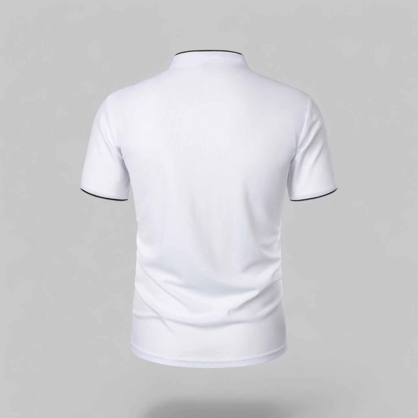 Cedric | Herren-Poloshirt Ohne Kragen