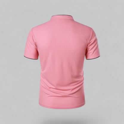Cedric | Herren-Poloshirt Ohne Kragen