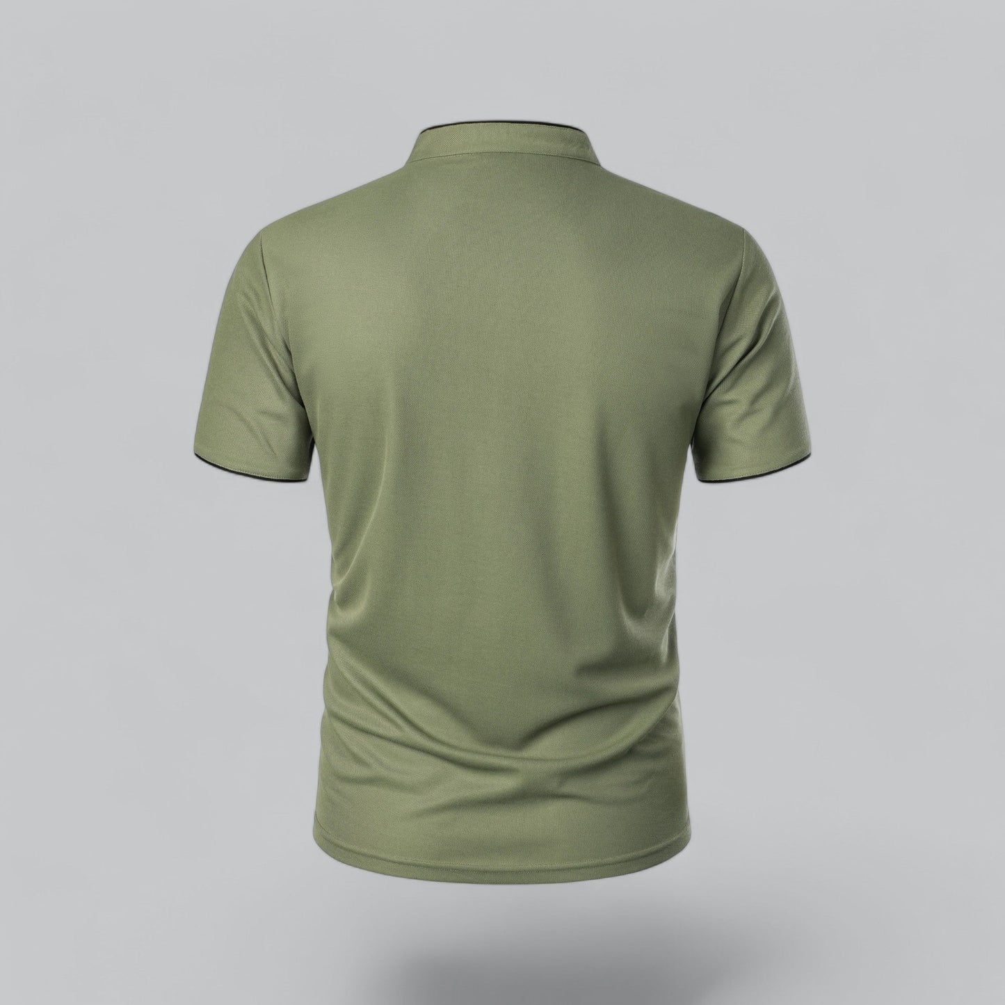 Cedric | Herren-Poloshirt Ohne Kragen