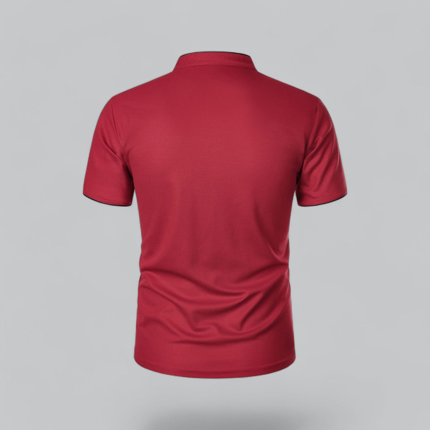 Cedric | Herren-Poloshirt Ohne Kragen