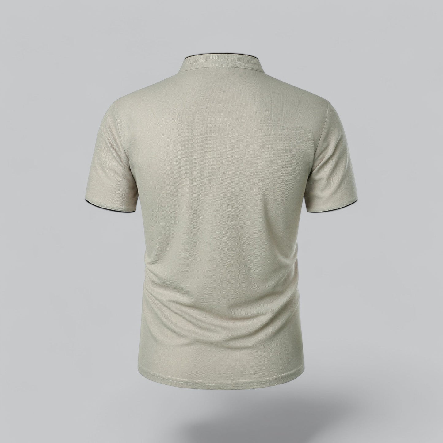 Cedric | Herren-Poloshirt Ohne Kragen