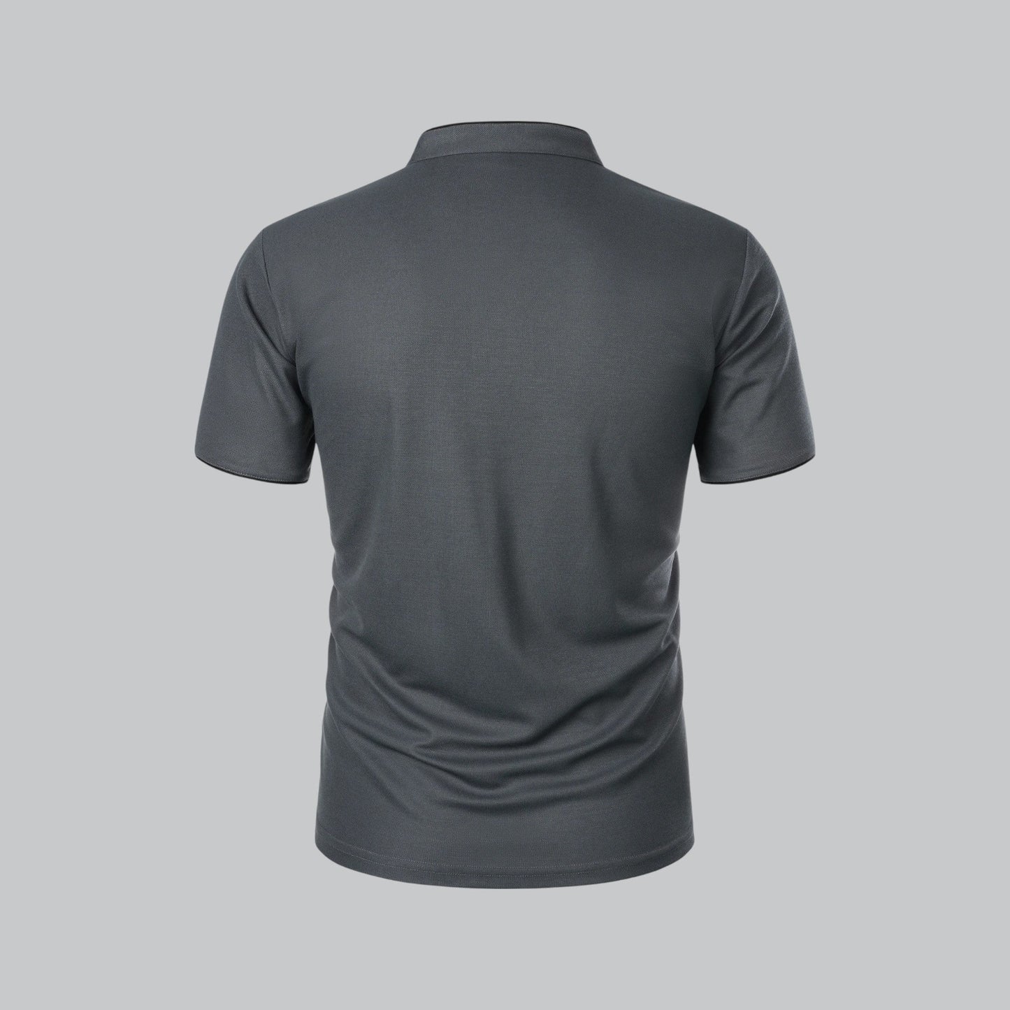 Cedric | Herren-Poloshirt Ohne Kragen