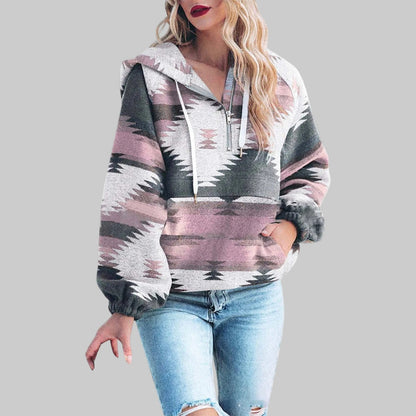 Saku - Bequemer Oversized Zip-Up Hoodie Mit Langen Ärmeln