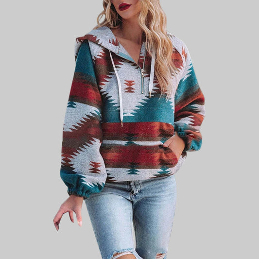Saku - Bequemer Oversized Zip-Up Hoodie Mit Langen Ärmeln