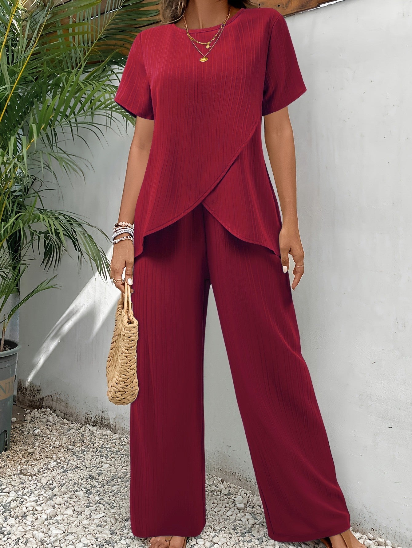 Patricia | Ein Elegantes Zweiteiler Set Im Lässigen Stil
