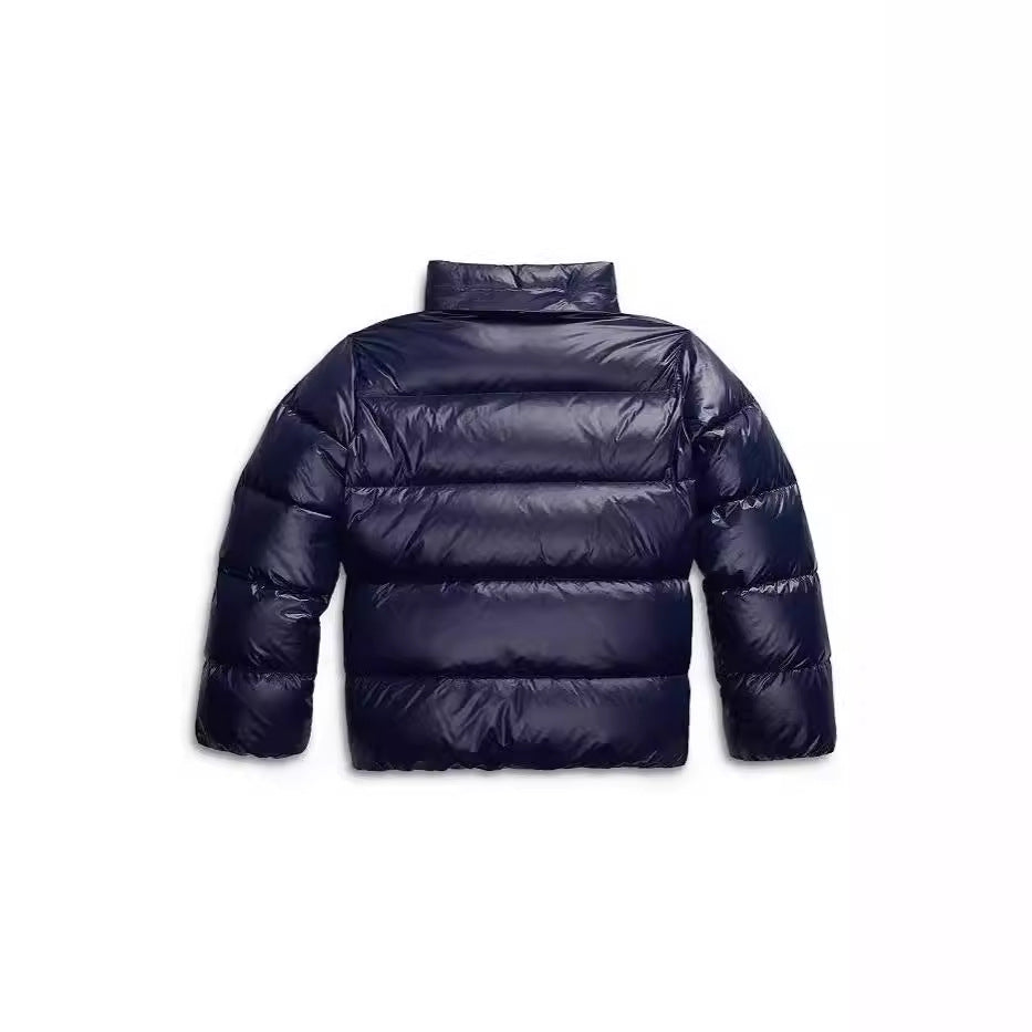 Elara | Kurze Damen Steppjacke Mit Kapuze In Glanz Optik