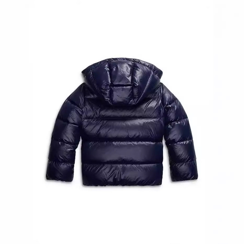 Elara | Kurze Damen Steppjacke Mit Kapuze In Glanz Optik