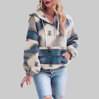 Saku - Bequemer Oversized Zip-Up Hoodie Mit Langen Ärmeln