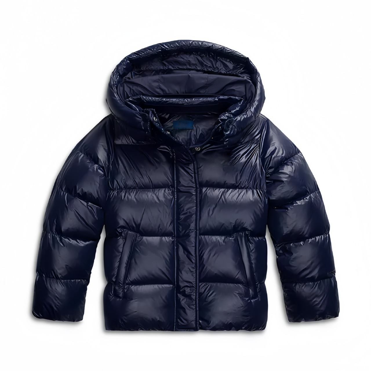 Elara | Kurze Damen Steppjacke Mit Kapuze In Glanz Optik