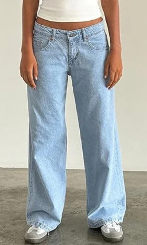 Mila | Niedrige Taille Stretch  Jeans Für Damen