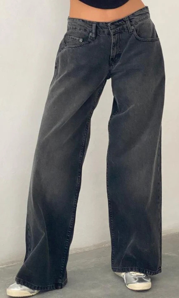 Mila | Niedrige Taille Stretch  Jeans Für Damen