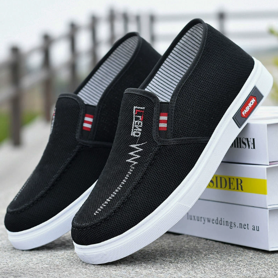 Hedino | Herren-Slip-Ins Komfortschuhe Orthopädisch