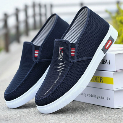 Hedino | Herren-Slip-Ins Komfortschuhe Orthopädisch