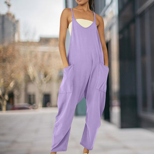 Sommer | Stilvoller Und Vielseitiger Langer Jumpsuit