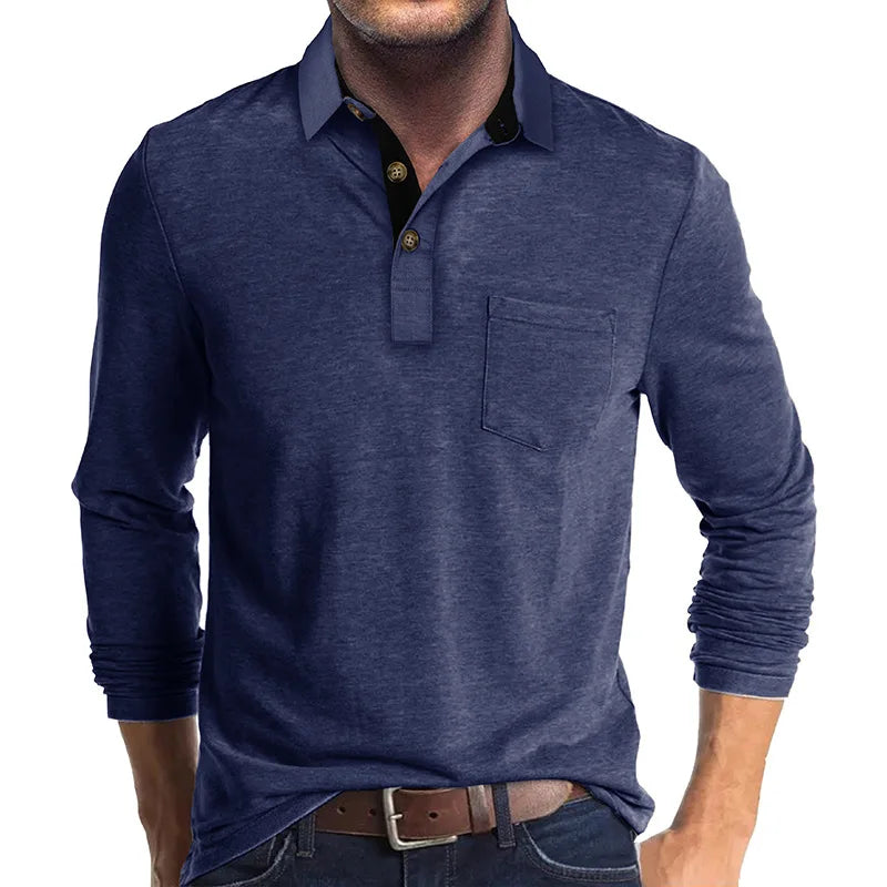 Matteo | Herren Langarm-Polo Atmungsaktiv & Vielseitig