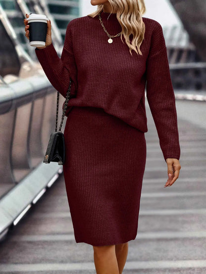 Dorothee | Zweiteiliges Set Aus Pullover Und Rock Für Damen