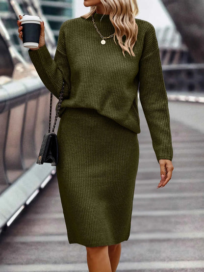 Dorothee | Zweiteiliges Set Aus Pullover Und Rock Für Damen
