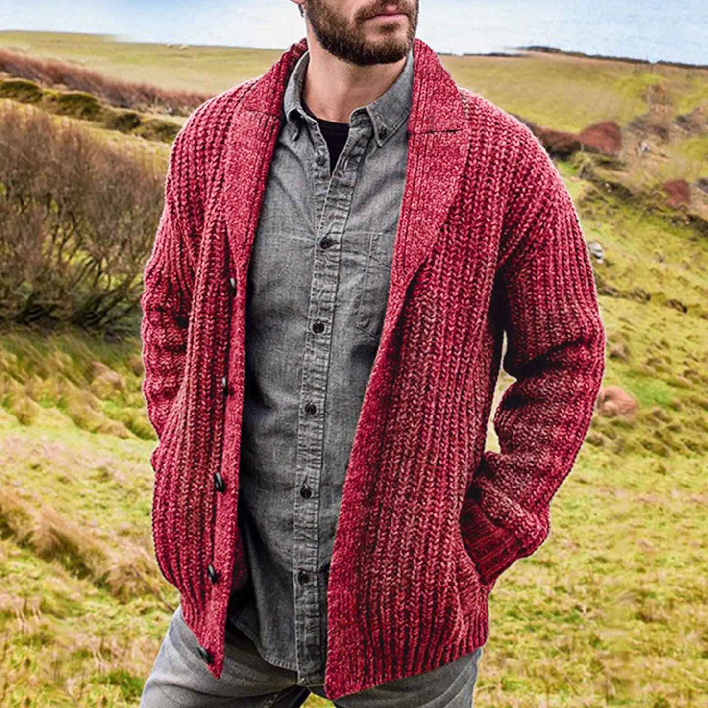 Max | Bequeme Strickjacke Herren