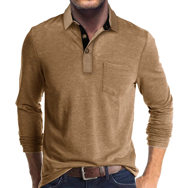 Matteo | Herren Langarm-Polo Atmungsaktiv & Vielseitig