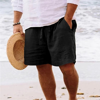 Oliver | Leinen Luxus Shorts Für Männer