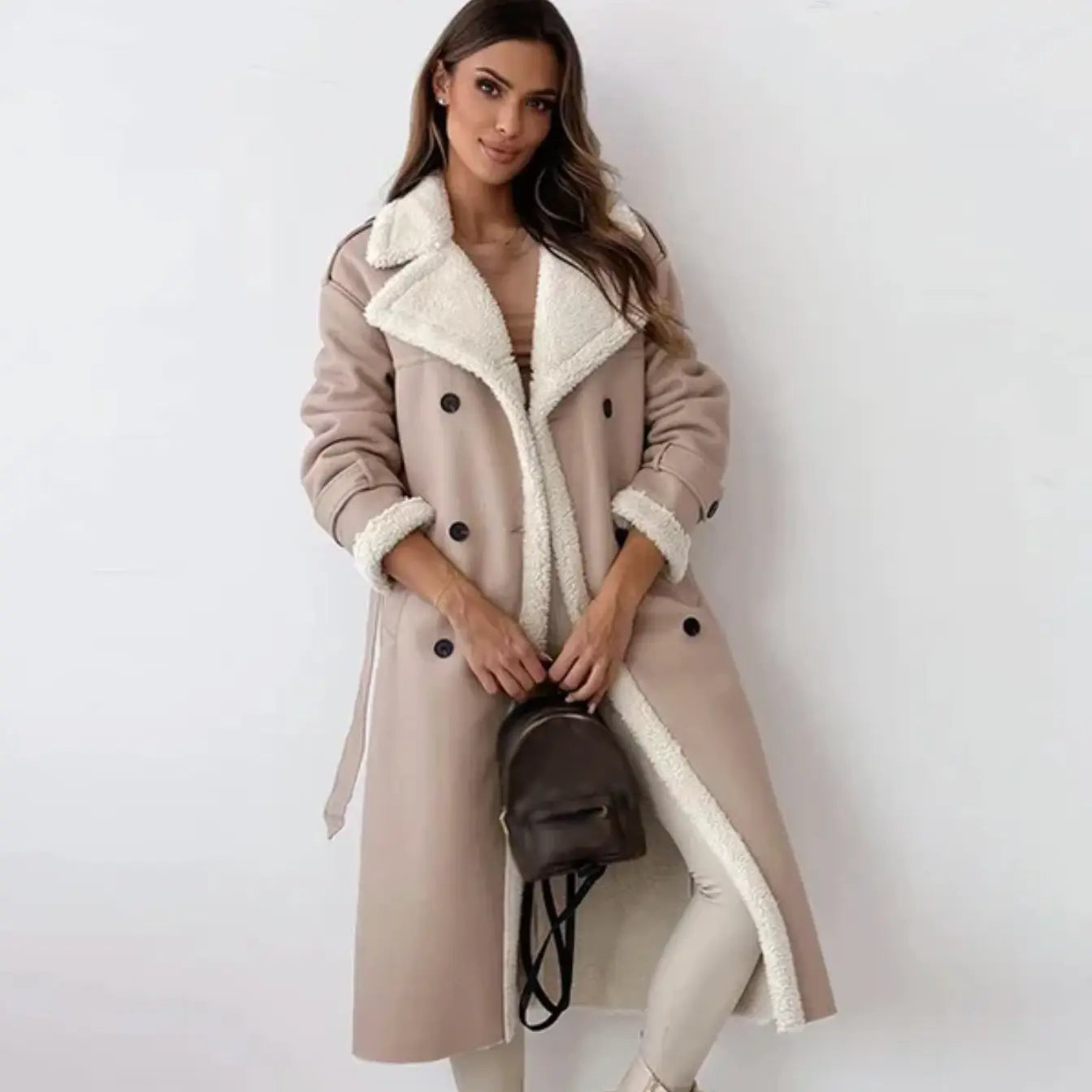 Luna | Eleganter Langer Mantel Für Zeitlosen Stil