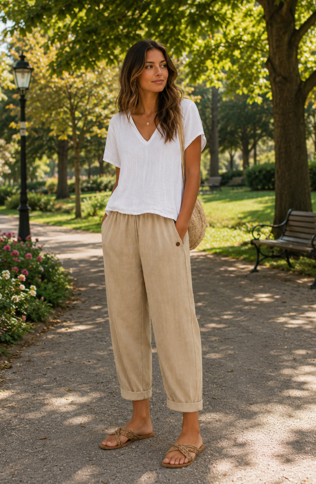 Maja | Leichte Leinenhose Für Damen
