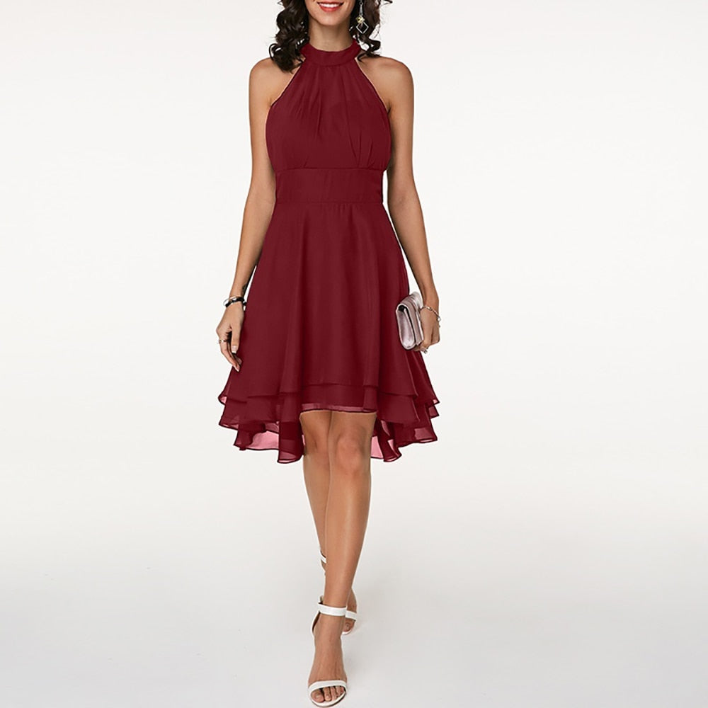 Ashley | Kleid Mit Bezaubernden Rüschen Und Ärmellos