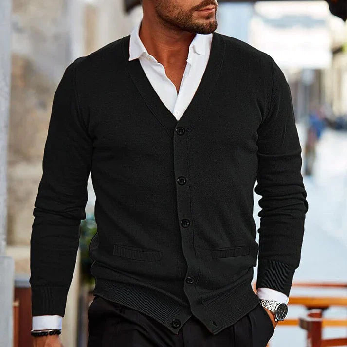 Leandro – Herren Baumwoll Cardigan