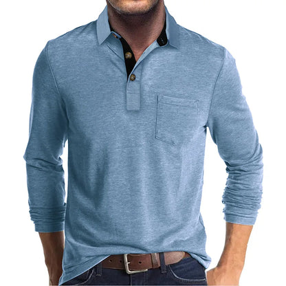Matteo | Herren Langarm-Polo Atmungsaktiv & Vielseitig