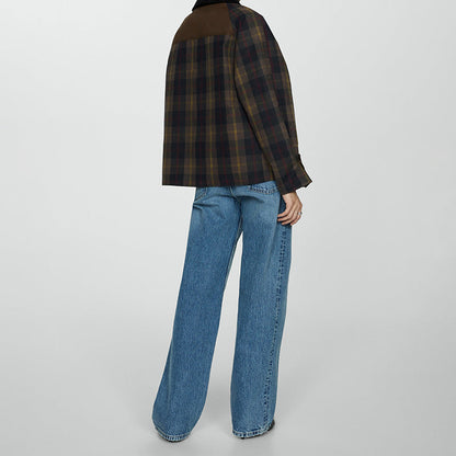 Helena – Warme Damenjacke Mit Rautenmuster