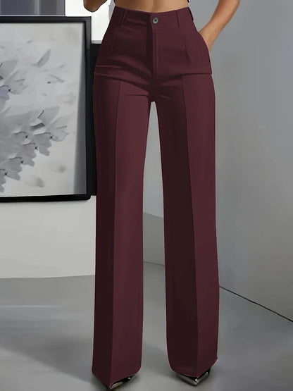 Hodit | Stylische Stretch Hose Mit Hoher Taille