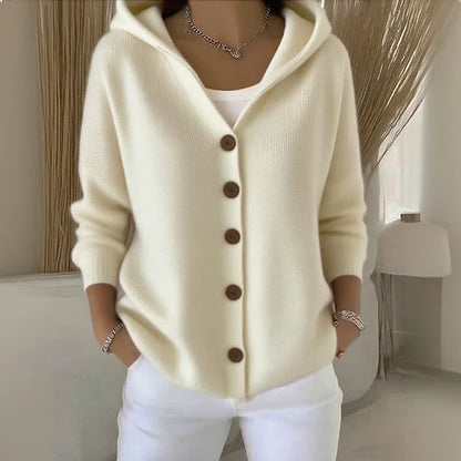 Nylah- Bequemer Langarm Strickjacke