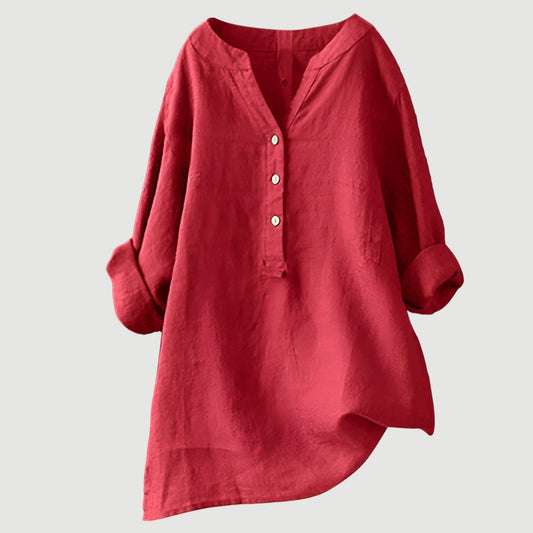 Freja – Atmungsaktives und bequemes Button-Down-Hemd