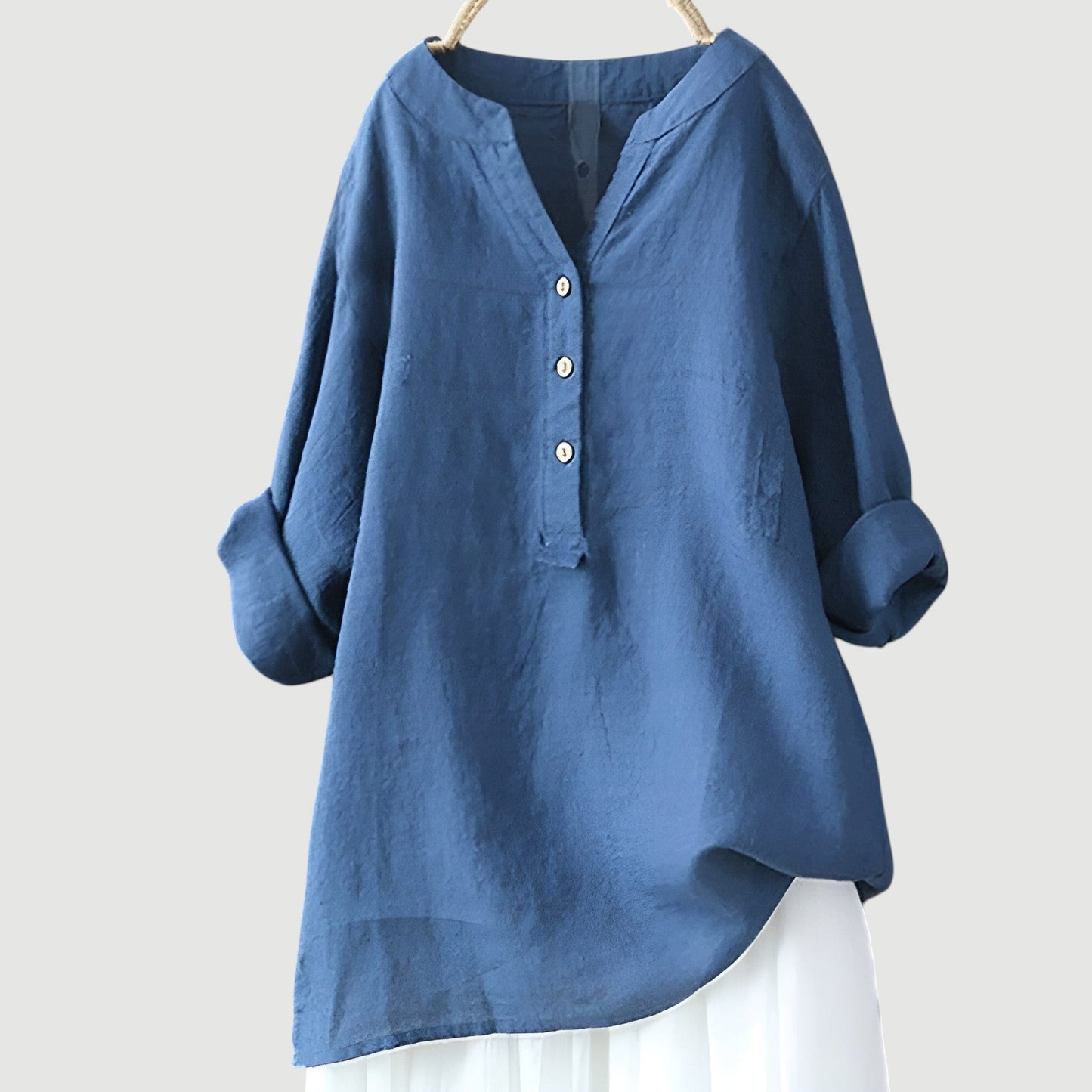 Freja – Atmungsaktives und bequemes Button-Down-Hemd