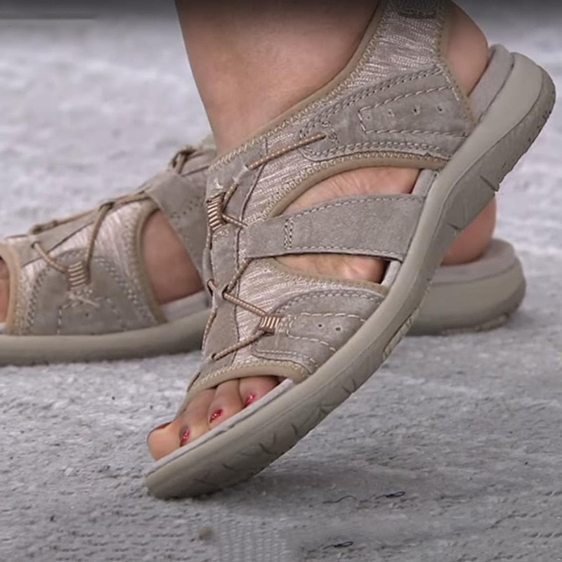 Daphne - Stilvolle, Verstellbare Sommerschuhe mit Fußgewölbeunterstützung