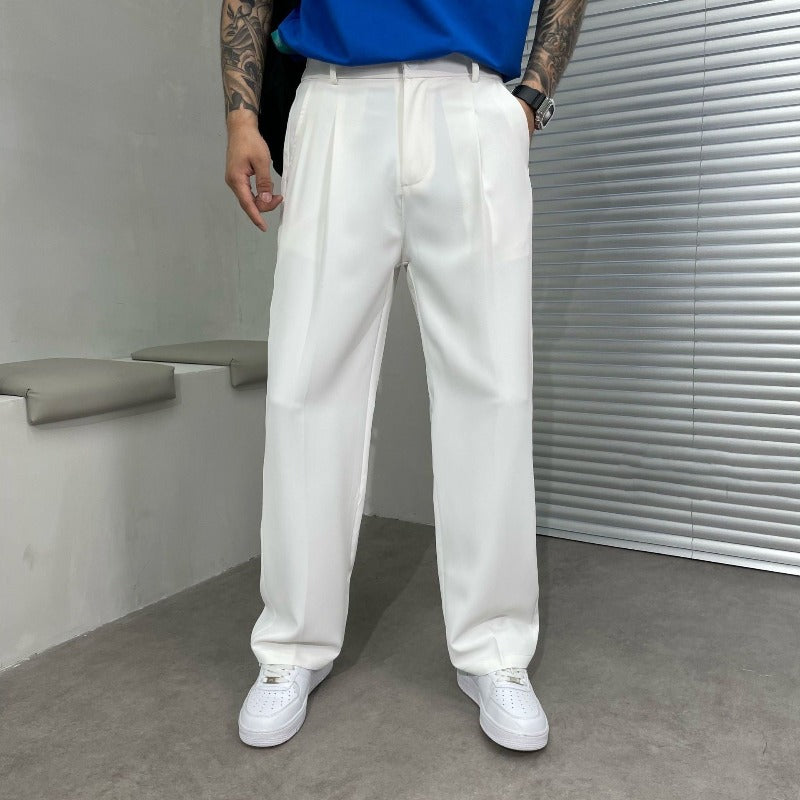 Luigi | Elegante Wide Leg Hose Für Herren