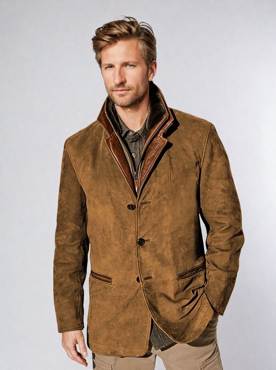 Fabio Conti - Herren Vintage Jacke