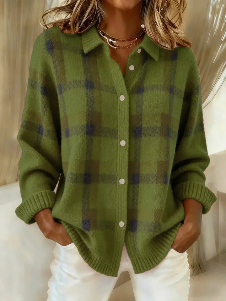 Anny – Kuscheliger Pullover Mit Karomuster