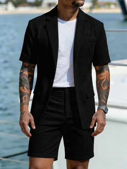 Harrison | Herren Sommer Zweiteiler Set Im Smart Casual Stil