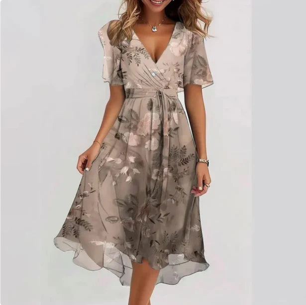 Annegret | Sommerkleid Für Damen Mit V usschnitt