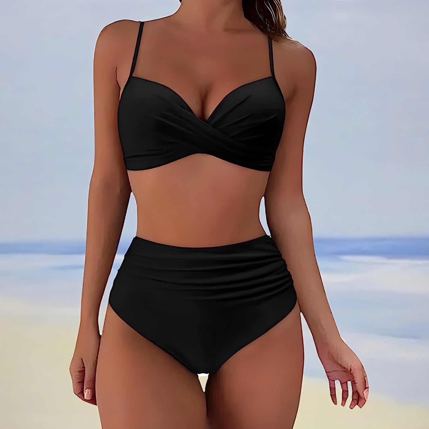 Aveline - Stilvoller Bikini Mit Hoher Taille