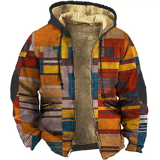 Traveler -  Colorblock-Weste Mit Kapuze