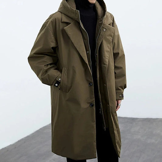 Arctos | Langer Herren Puffer Trenchcoat
