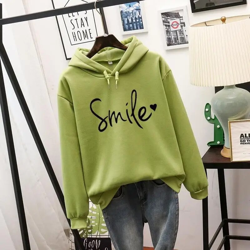 Janet | Damen Hoodie Mit Statement Print