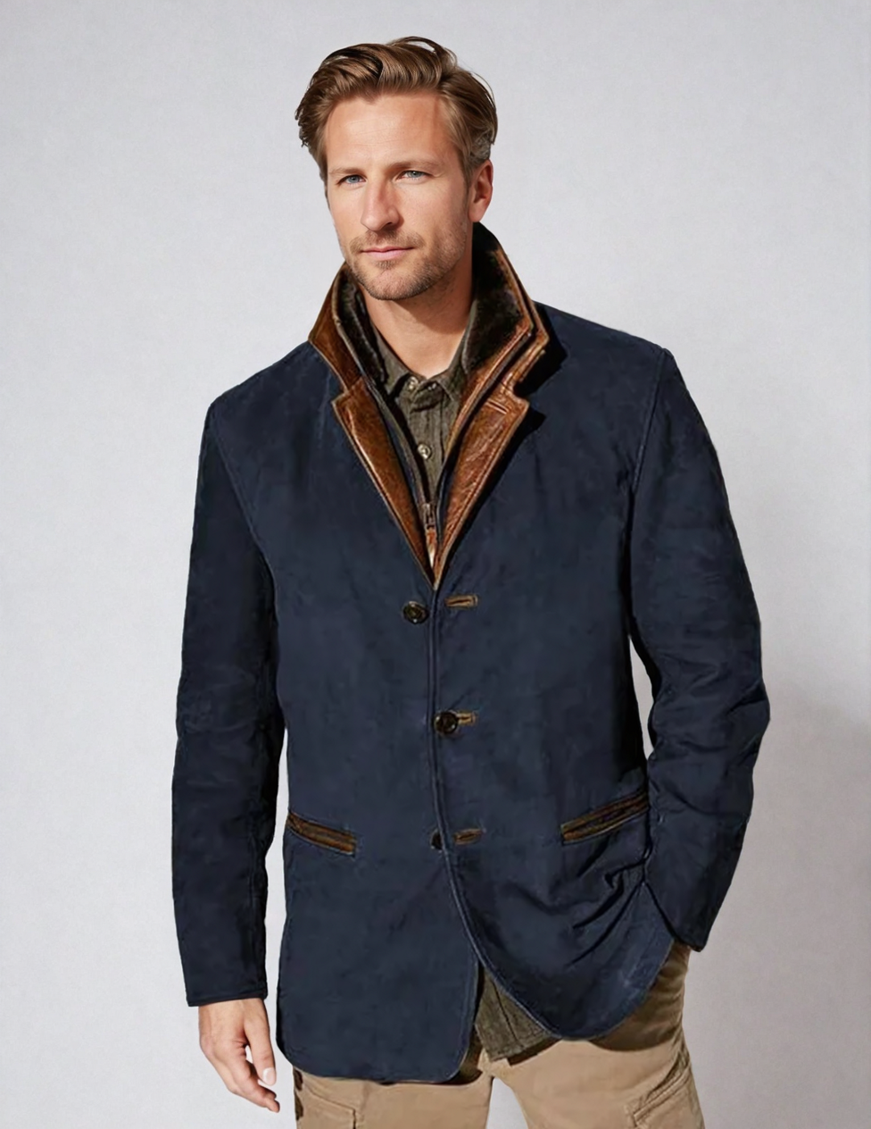 Fabio Conti - Herren Vintage Jacke