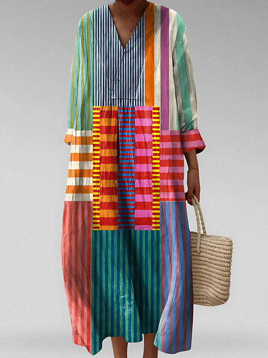 Ottilie | Geometrisches Kleid