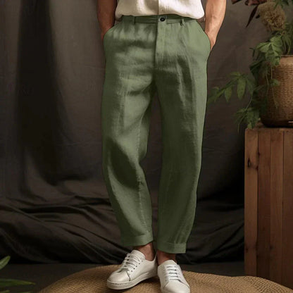 Edel | Casual Herren Leinenhose Für Den Sommer